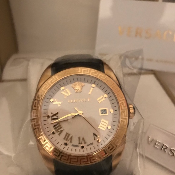 Mens  Versace watch V-Sport IP NWT - Picture 3 of 12